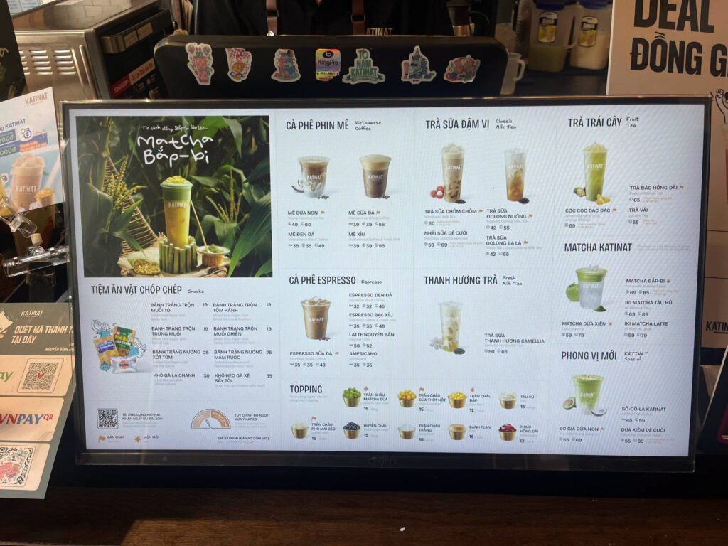 Katinat menu mới: không chỉ rút món, mà đang rút hệ điều hành